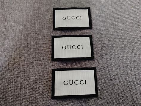 buy gucci label|authentic gucci clothing tags.